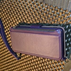 Samsung Galaxy S24 Plus Wallet Case: Wristlet Zipper Credit Card Holder RFID